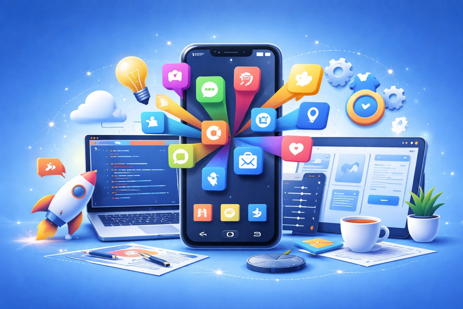 mobile app development services in Pune including Android iOS and Flutter app development India
